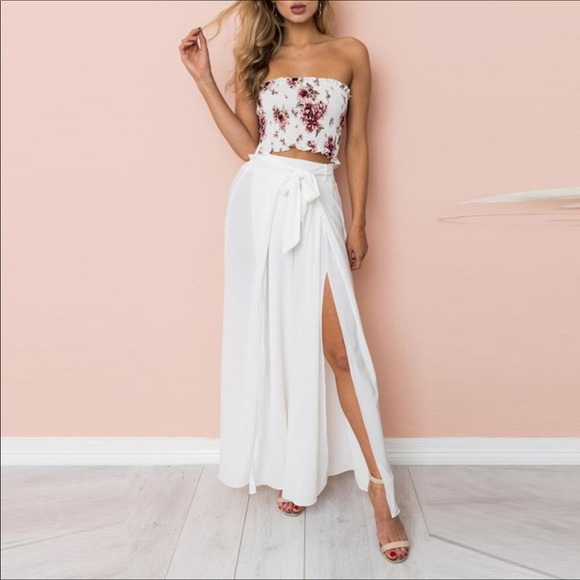 Floral tube top - Picture 2 of 4